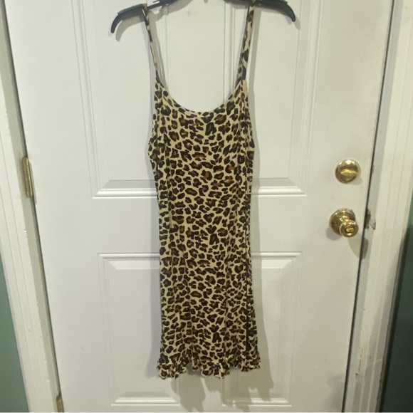 Posh Peanut Lana Leopard Women’s Slip Dress NWT- Bamboo Stretchy - Picture 2 of 7